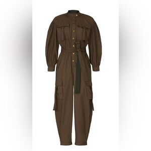 Ulla Jobnson Green Reverie Jumpsuit Size 12